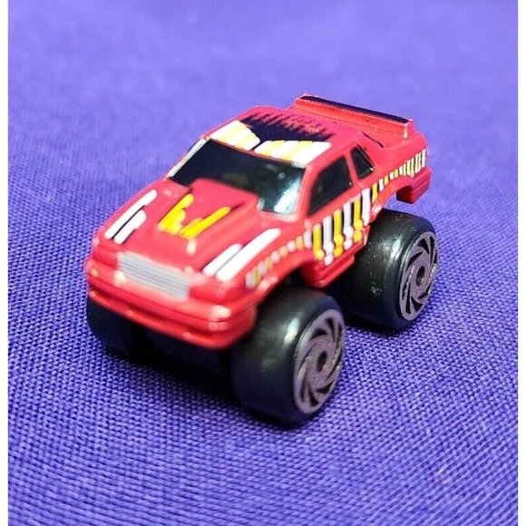 Micro Machines Toys Retro 987 Micro Machine Plastic Red Sports Car